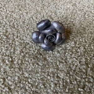 Silver Rose Ring For Women, Adjustable Size, Yang Lay Designer (4)